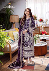 Asim Jofa Uraan Ajur-05 Embroidered Lawn 3 Pcs