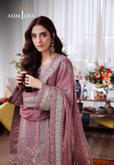 Asim Jofa Uraan Ajur-02 Embroidered Lawn 3 Pcs