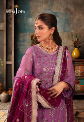 Asim Jofa Chamkeeli Ajkk-28 Embroidered Chiffon 3 Pcs