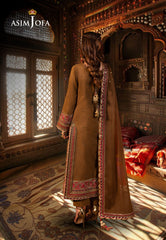 Asim Jofa Chamak Damak Ajcd-08 Embroidered Twisted Silk 3 Pcs