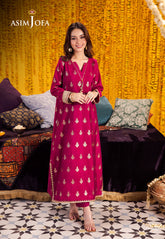 Asim Jofa Floral Pattern Pret Ajfp-09 Stitching Pattern Zari Jacquard 2Pc