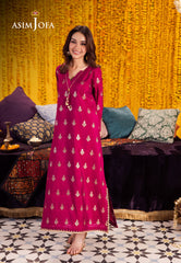 Asim Jofa Floral Pattern Pret Ajfp-09 Stitching Pattern Zari Jacquard 2Pc