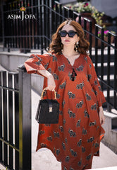 Asim Jofa Essential Pret Drop 2 Ajpb-32 Printed Dobby 2 Pcs