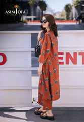 Asim Jofa Essential Pret Drop 2 Ajpb-32 Printed Dobby 2 Pcs