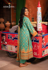 Asim Jofa Prints Elaf Collection Ajel-20 Printed Lawn 3 Pcs