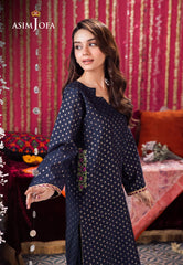 Asim Jofa Floral Pattern Pret Ajfp-04 Zari Jacquard 2Pc