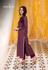 Asim Jofa Floral Pattern Pret Ajfp-03 Zari Jacquard 2Pc
