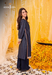 Asim Jofa Floral Pattern Pret Ajfp-13 Embroidered Zari Jacquard 2Pc