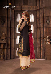 Asim Jofa Pyaar Diyan Gallan Ajem-14 Embroidered Organza 3 Pcs