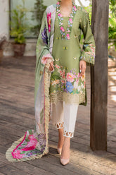 Meraki By Asifa Nabeel Unstitched 3 Piece Digital Printed Lawn Vol-02 Collection'2024-MK-07-Meyna