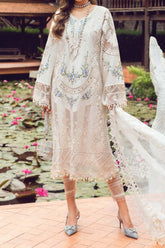 Maria B Unstitched 3 Piece Luxury Emb Lawn Eid 2 Suit-ML-04