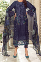Maria B Unstitched 3 Piece Luxury Emb Lawn Eid 2 Collection'2024-ML-09