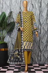Magic By HZ Unstitched 3 Piece Airjet Digital Printed Lawn Vol-02 Suit-MPC-577