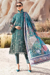 M Print by Maria B Unstitched 3 Piece Winter Suit-MPT-2007-B