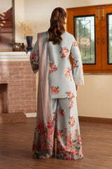 Maverick By Sheenora Stitched Party Wear Suit-FLORAL SERENITY