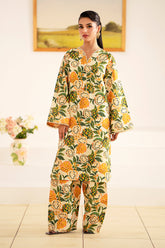 Fleur By Sheenora Stitched 2 Piece Co Ords Silk Lawn Collection-Petal Pop