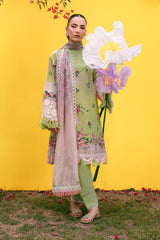 Cocktail By Sardinia Unstitched 3 Piece Summer Collection-BASIL