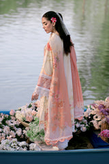 Cocktail By Sardinia Unstitched 3 Piece Summer Collection-CORAL