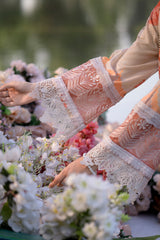Cocktail By Sardinia Unstitched 3 Piece Summer Collection-CORAL