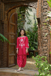 Fresh Bird Stitched 2 Piece Festive Kids Suit-Mahpara