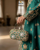 Majestic Gold Azure Evening Bag - Zeesy Jewellery