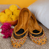 On Your Feets Casual Khussa-Marigold Muse