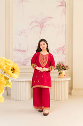 Silah By Fresh Bird Stitched 2 Piece Festive Summer Suit-Marwa