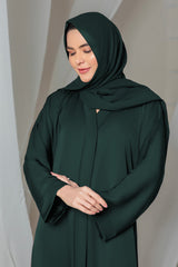 TGM Abaya Collection-Midnight Green