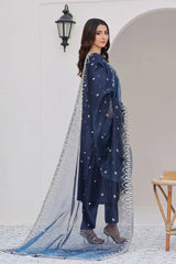 Dressline Semi Stitched 3 Pcs Emb Viscose Zari Collection
