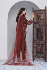 Dressline Semi Stitched 3 Pcs Emb Viscose Zari Collection
