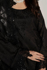 Dressline Semi Stitched 3 Pcs Emb Viscose Zari Collection