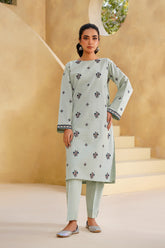 Qurb Stitched 2 Piece Winter Collection'2025-Mint Mist