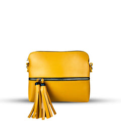 Mira Yellow women's crossbody bag in yellow by Bag X