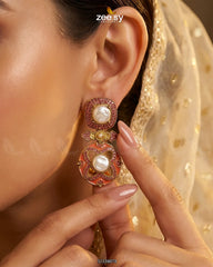 Zeesy-Mosaic Pearl Royale Malla Set