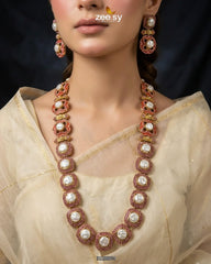 Zeesy-Mosaic Pearl Royale Malla Set