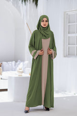 TGM Abaya Collection-Mubina Green