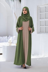 TGM Abaya Collection-Mubina Green