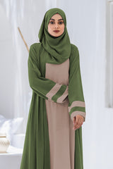 TGM Abaya Collection-Mubina Green