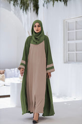 TGM Abaya Collection-Mubina Green