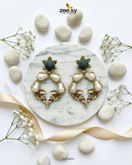 Antique Turkish Baroque Pearl Earrings Multi - Zeesy Jewellery