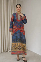 Madiha Gohar Stitched Kaftan-Mystic Medallion