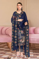 Nayab by Ramsha Unstitched 3 Piece Weightless Chiffon Vol-02 Suit-N-211