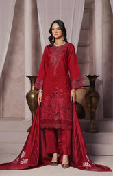 Dressline Semi Stitched 3 Pcs Emb Viscose Zari Collection