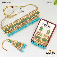 NECKLACE-0705 Feroza - Zeesy Jewellery