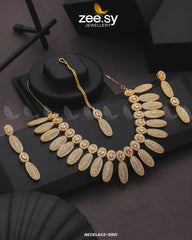 NECKLACE-0901 Golden Champagne - Zeesy Jewellery