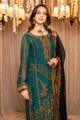 Lallaria By Noorma Kaamal Stitched 3 Piece Fancy Formals Vol-01 Collection'2024-NK-LLC-08