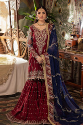 Alfaaz By Nureh Unstitched 3 Piece Festive Edition Suit-NL-76-Shehrbano