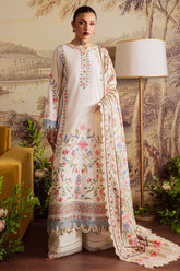 Nova By Mahnur Unstitched 3 Piece Khaddar Winter Suit-NK-01