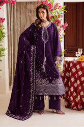 Nova By Mahnur Unstitched 3 Piece Khaddar Winter Suit-NK-02