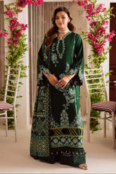 Nova By Mahnur Unstitched 3 Piece Khaddar Winter Suit-NK-03